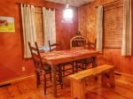 Toccoa river cabin rentals-Dining Room